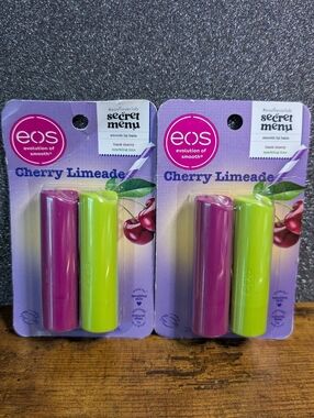 Eos Flavor Lab Lip Balm Cherry Limeade 4 Pack
